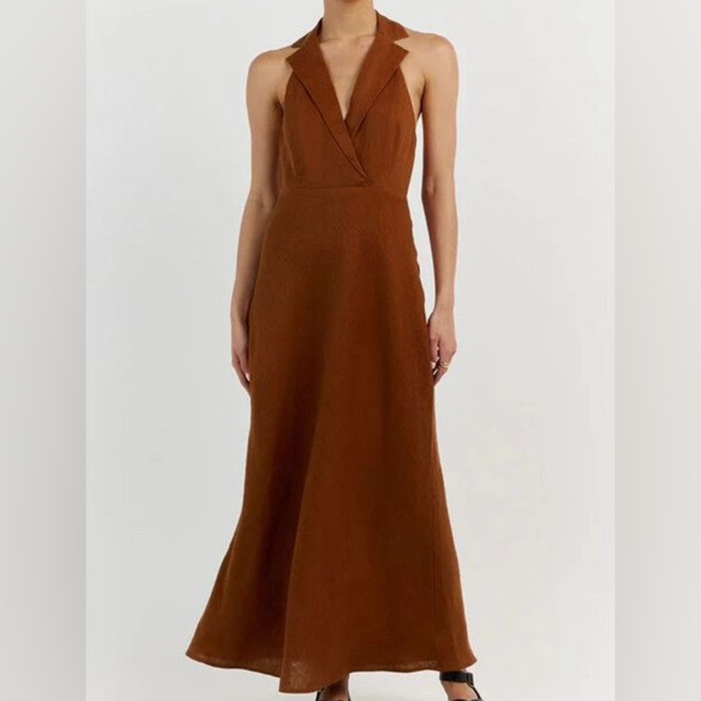 DISSH Brown Backless Dress